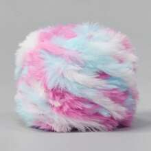 1pc 100g Crochet Yarn Woollen Yarn Thick Wool Imitation Mink Wool Fancy Yarn Thick Wool Hand Woven Yarn Soft Yarn DIY Crochet Knitting Yarn For Clothes, Hats, Scarves, Blanket Comfortable Fluffy Fur Yarn, Fuzzy Yarn Handmade Crochet Lover, Mother's Day Gifts, Birthday Decorations