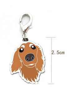 1 Metal Fashion Hot Pet Key Chain Dog Pendant Animal Enamel Keychain Women Bag Jewellery Girlfriend Gift Car Accessories Bag Charm School Cartoon Animal Cute Goth Y2k Bag Accessories Lanyards With Id Holder Car Accessories Bag Charms Christmas Car Accessories Teacher Sister Gift Ideas - Multicolor - View 13