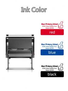 1/2Pcs Custom Text/Logo Stamp,Personalized Stamps Self Inking, Customized Any Logo Rubber Stamps, Customizable Business Stamp, 5 Sizes: S/M/L/XL/XXL, 9 Ink Colors, Small Business Supplies, Stamper,Office Decor,New Job, Office Supplies