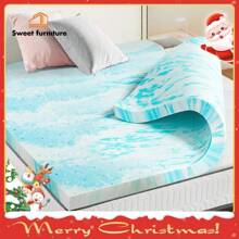 Sweet Furniture Memory Foam Bed Topper With Cooling Gel Swirl Infusion - Perfect Gift For A Cozy Sleep - 3 inches-KING - View 3