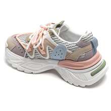 Women's Chunky Sporty Sneakers | Bold Profile - Multicolor - View 5