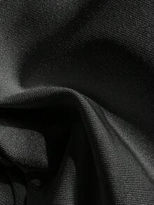 Women's Sexy Bikini 2 Pieces Set, With Glossy Accessories And Special Fabric - Black - View 5