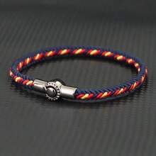 51Luckind Simple Dseign Hand Braided Rope Mixcolor Bracelet Black Magnetic Bracelet For Men Cool Armband Jewelry