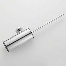 1 Peça Escova de Vaso Sanitário com Suporte para Banheiro, Escova de Limpeza de Vaso Sanitário, Suporte Montado na Parede, Escova Escovada