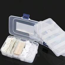 3/1-delige opbergdoos voor haarspeldjes en sieraden met meerdere compartimenten. Veelzijdige haaraccessoires met doorzichtige organizer, inclusief elastische haarelastiekjes, haarspeldjes met drukknopen en haarspeldjes. Perfect om je haaraccessoires netjes op te bergen. Handig voor op reis en tijdens het opbergen. Ontwerp met meerdere compartimenten voor eenvoudig sorteren. Onmisbare organizer voor haaraccessoires voor vrouwen en meisjes. Gender Reveal Party. Perfect voor verjaardagen, bruiloften en feestjes. Het perfecte cadeau voor collega's, vrienden en familie. Terug naar school.