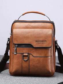 Men's Shoulder Bag Vintage Leather Hand Business Men's Casual Leather Bag Satchel Bag For Men Gift For Father /Anniversary Laptop Bag