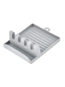 Rejilla multifuncional de cocina para almacenar utensilios - Estante de apoyo para espátulas, cucharas, palillos, tapas de ollas, tapas y platos. Organizador de cocina esencial para el hogar