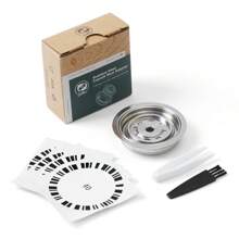 Capsule Converter, Vrtuo To Capsules Stainless Steel Filter, 40ml/80ml/150ml - Silver - View 3