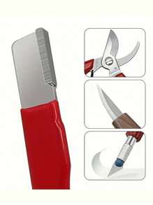 刀具磨刀器专业厨房磨刀石钨钢钻石陶瓷磨刀工具花园剪刀磨刀石，多功能工具，适用于磨砺各种刀片 - 彩色 - 查看 7