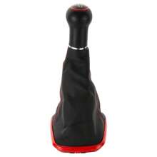 1 pezzo Pomello del cambio manuale a 5 velocità disponibile nei colori nero-argento, nero-rosso e nero-blu, adatto per Golf 4 IV MK4 GTI R32 e Bora Jetta con un diametro di installazione di 12 mm.