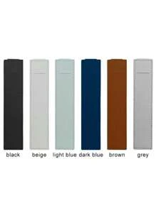 1 件复古皮革铅笔盒，配有固定书籍和笔记本的带子，多功能铅笔袋，便携式牛皮笔袋