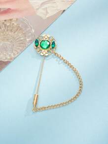 1pc Hollow Design Brooch, Elegant Brooch, Premium Feel Bobby Pin, For Daily Use