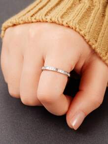 1 PC Gorgeous 925 Sterling Silver Cubic Zirconia Rings Wedding Jewelry For Women Fine Jewelry