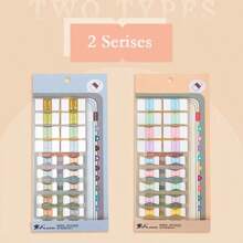 150 stuks/set multi-color label index sticker set, accent label sticker, creatieve multifunctionele index en classificatie, dik papier