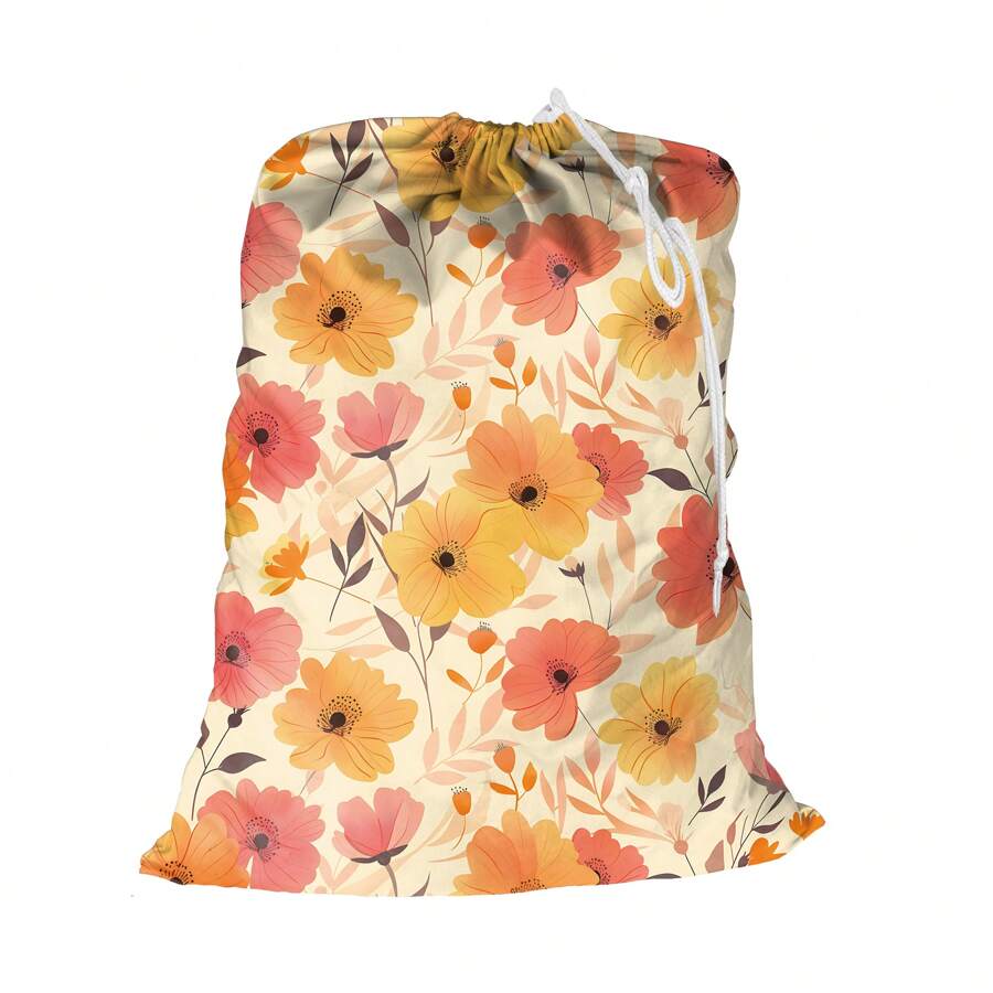 1pc Oxford Fabric Laundry Storage Bag, 19.7 Inch X 27.6 Inch / 50 X 70cm, Highly ,Toys Dirty Clothes Bag, Draw-Cord With Cord-Lock, Machine Washable And Reusable