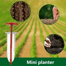 1pc Garden Seed Dispenser, Mini Handheld Flower Seed Injector Sower Seeder Garden Planting Tool - Multicolor - View 5