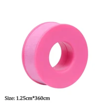 1pc Non-Woven Microperforated Silicone Eyelash Glue Tape, Breathable And Hypoallergenic, Orange Rose Red Undereye Pad, Eyelash Extension Tool - Multicolor - View 13