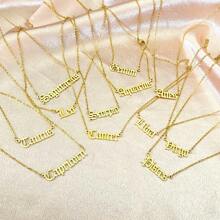 18K Gold Plated Customizable Zodiac Sign Necklace, Unique Design - Gold - View 3