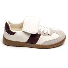 Women's Casual Daily Commute Fashion Contrast Color Sports Sneakers - Burgundy - View 2
