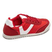 Giày thể thao đế bằng đa năng dành cho nữ, kiểu dáng thường ngày. - Đỏ - Xem 4