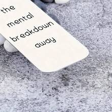 Marcador de Aço Inoxidável - O Presente Perfeito para Leitores e Amantes de Livros, Adequado para Dia dos Namorados, Aniversário, Formatura | Meias de Natal Divertidas para Amigos, Material Escolar, Volta às Aulas