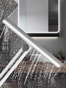 4件装家用多功能刮窗器浴室台面刮水器卫生间可旋转折叠玻璃窗户刮板刮板清洁家用擦玻璃窗户镜子台面刮板新款刮刀，不留水渍（2蓝色+2米色）返校 - 彩色 - 查看 4