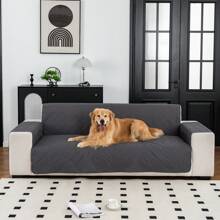 1pc Pet Sofa Blanket, Pet Waterproof Sofa Cover Suitable For Furniture Sofa, Ultrasonic Sofa Mat Machine Washable
