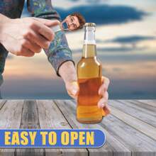 Custom Bottle Opener Personalized Bottle Opener Picture Face Beer Bottle Opener Funny For Adults Kitchen Restaurant Bar Party Wedding Decorate Gifts, Gift For Father
