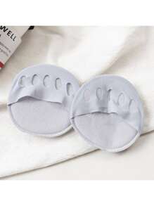 1 Pair Of Foot Relief Feet: Breathable And Comfortable Foot Pads - Invisible Half-Size Mats, Foot Pads, Non-Slip Shock Absorption, Soft Fabric, Foot Cushioning, Comfortable And Breathable, Back To School Supplies, Boots Accessories For Shoes For Women, For Outdoor, Sport, Travel, Household, Office, School