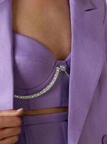 Cuier 1PC Sexy Party Ladies Breast Support Elegant Body Chain Bust Chain Party Style Exquisite Body Chain - Chest Support - View 4