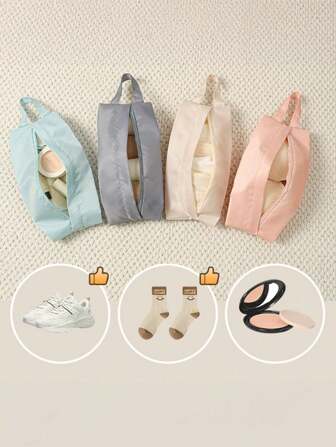 旅行内衣收纳袋 便携式内衣袜子分类打包袋 手提衣服杂物收纳袋 衣柜整理收纳 衣服收纳箱 卧室收纳