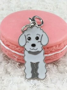 1 Metal Fashion Hot Pet Key Chain Dog Pendant Animal Enamel Keychain Women Bag Jewellery Girlfriend Gift Car Accessories Bag Charm School Cartoon Animal Cute Goth Y2k Bag Accessories Lanyards With Id Holder Car Accessories Bag Charms Christmas Car Accessories Teacher Sister Gift Ideas - Multicolor - View 9