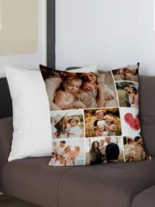 1件定制个性化照片印花枕套，定制人脸枕套，单面印花枕套，适合母亲节/父亲节/感恩节/教师节等场合，可定制照片枕套，送给家人、他、她、男朋友、女朋友、爸爸、家人、妈妈、朋友，也适合周年纪念日、毕业典礼、乔迁之喜、婚礼、生日等场合，可用于汽车、沙发、茶室、客厅等，定制抱枕套，家居焕新，季节精选，秋季装饰 - 紅色 - 查看 4