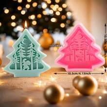 Christmas Tree, Santa Claus, Reindeer Silicone Mold, Minimalist And Practical Multi-Purpose