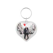 Regalo del Día de San Valentín, Llavero con foto personalizada en forma de corazón - Anillo llavero con fotografía grabada personalizada, regalo para parejas, familia, amigos - Recuerdo de acero inoxidable para aniversarios, cumpleaños, recuerdos
