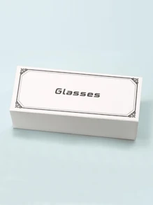 1pc Unisex Metal-Free Butterfly Rhinestone Decorated Glasses, Suitable For Outdoor Travel, Personalized Party Decoration Glasses - Baby Blue - View 6
