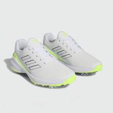 Adidas Men's Comfortable Versatile Golf Sports Sneakers - White - View 3