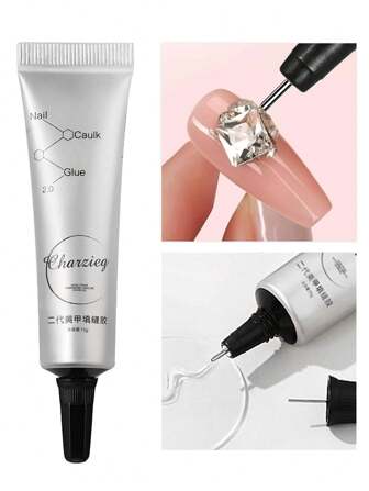 1/2/3 件装指甲密封胶、软填缝胶、强力粘合钻孔胶、美甲店专用指甲胶