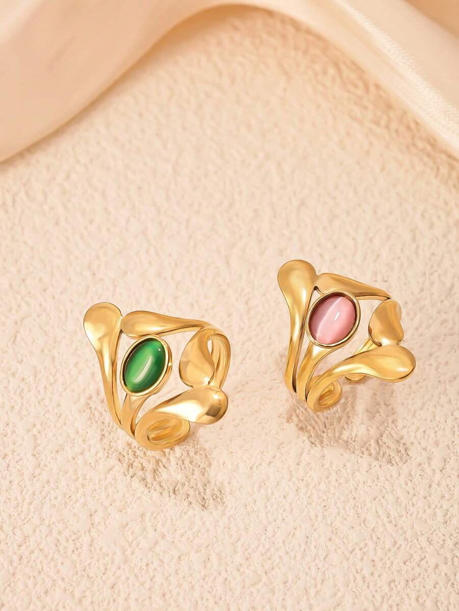 Stylish Niche Ring, Elegant Design, Suitable For Men And Women, Festival Celebration, Party - Multicolor - View 1