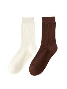 1pair/2pairs/3pairs/6pairs Women's Random Color Fashionable Bubble Pile Socks, Comfortable, Breathable, Classic, European Style, Knee-High, Casual Scrunch Socks, Fall
