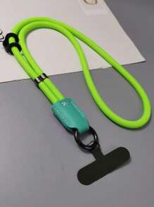 1pc Unisex Long Mobile Phone Lanyard, Simple & Fashionable Design, Suitable For Outdoor Activities And Hiking, Anti-Lost Key Chain Strap