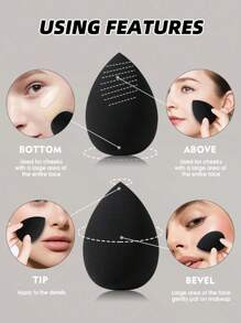 4/36PCS Makeup Tools Set Including:1pc Multi-Functional Zipper Toiletry And Cosmetic Bag Waterproof+18PCS Makeup Brush Set+4PCS Makeup Sponges+4PCS Mini Makeup Sponges+4PCS Triangle Powder Puffs+4PCS Mini Air Cushion Powder Puffs+1pc Makeup Brush Cleaning Tools,Brush Set,Makeup Brush Kit,Make Up Brush Set,Make Up Set Complete,Makeup Brush Set,Complete Makeup Kit,Brush Kit,Brushes Makeup Set,Makeup Gift Set,Set