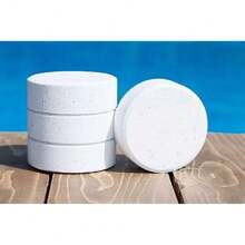 Clorador + 1 kg Cloro Pastilha para Piscina - 5 Pastilhas de 200g + Dosador de Cloro Flutuante - Azul - Visão 4