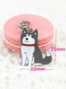 1 Metal Fashion Hot Pet Key Chain Dog Pendant Animal Enamel Keychain Women Bag Jewellery Girlfriend Gift Car Accessories Bag Charm School Cartoon Animal Cute Goth Y2k Bag Accessories Lanyards With Id Holder Car Accessories Bag Charms Christmas Car Accessories Teacher Sister Gift Ideas - Multicolor - View 7