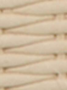 planare Women's Fashion Versatile Party & Holiday T-Strap Sandals With Multiple Cute White Fabric Flower Decorations, Woven Raffia Upper, Round Toe, Slip-On, Ultra-Lightweight Anti-Slip EVA Sole, Comfortable Casual Indoor Outdoor Beach Pool Slippers For Shorts, T-Shirts, Dresses - White - View 6