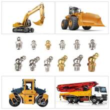 Youyijia 130PCS Grease Nipple M6 M8 M10 Iron Nickel Plating Zerk Grease Gun Nipple Fitting Assortment Set Fittings Straight And 90 And 45 Degree Grease Gun Mouth - Variant1 - View 6