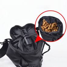 1 pieza Bolsa de almacenamiento de aperitivos para mascotas para exteriores, Bolsa de cintura para golosinas de gato/perro, Bolsa para golosinas de perro, Bolsa para pasear al perro