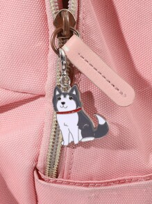 1 Metal Fashion Hot Pet Key Chain Dog Pendant Animal Enamel Keychain Women Bag Jewellery Girlfriend Gift Car Accessories Bag Charm School Cartoon Animal Cute Goth Y2k Bag Accessories Lanyards With Id Holder Car Accessories Bag Charms Christmas Car Accessories Teacher Sister Gift Ideas - Multicolor - View 2