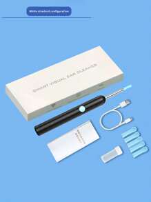 带摄像头的耳垢清除器，耳垢清除工具，6 个耳勺工具耳垢清除套装，兼容 、iPad 和 Android 智能手机，学校，返校，旅行，旅行必需品，家居必需品，耳朵清洁器