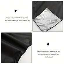 1pc Universal Waterproof Polyester Fiber Cargo Mat, Car Trunk Pet Mat For Car Trunk Protection, Suitable For Vehicle Accessories